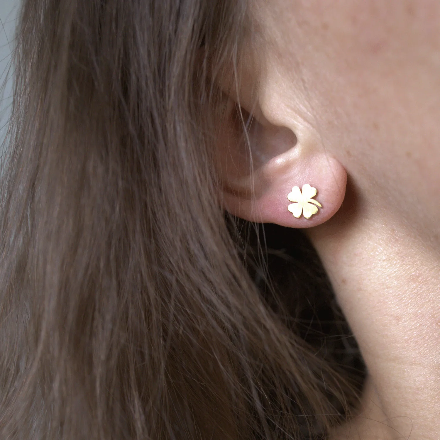 Golden Clover Studs