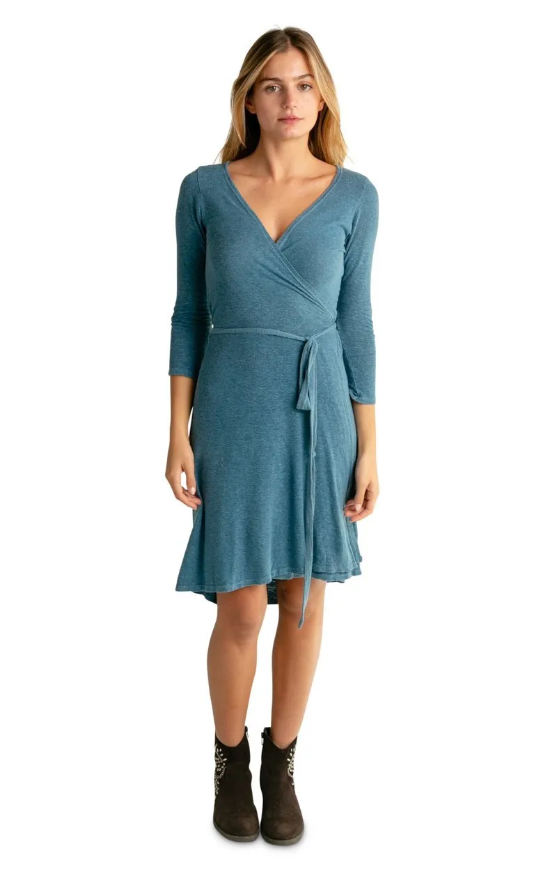 Hemp Tencel Wrap Dress