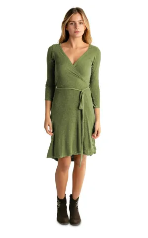 Hemp Tencel Wrap Dress