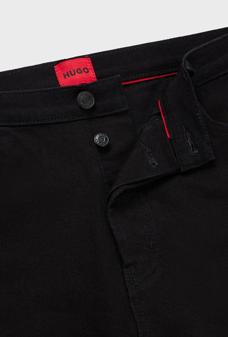 HUGO TAPERED 634 DENIM SHORTS