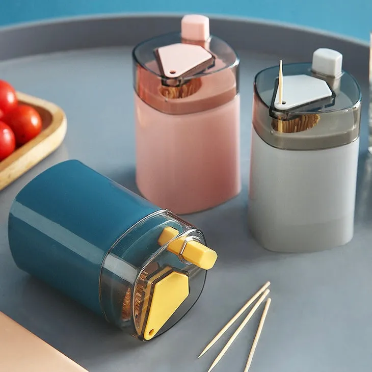 Innovative Smart Press Pop Up Toothpick Kitchen Tool