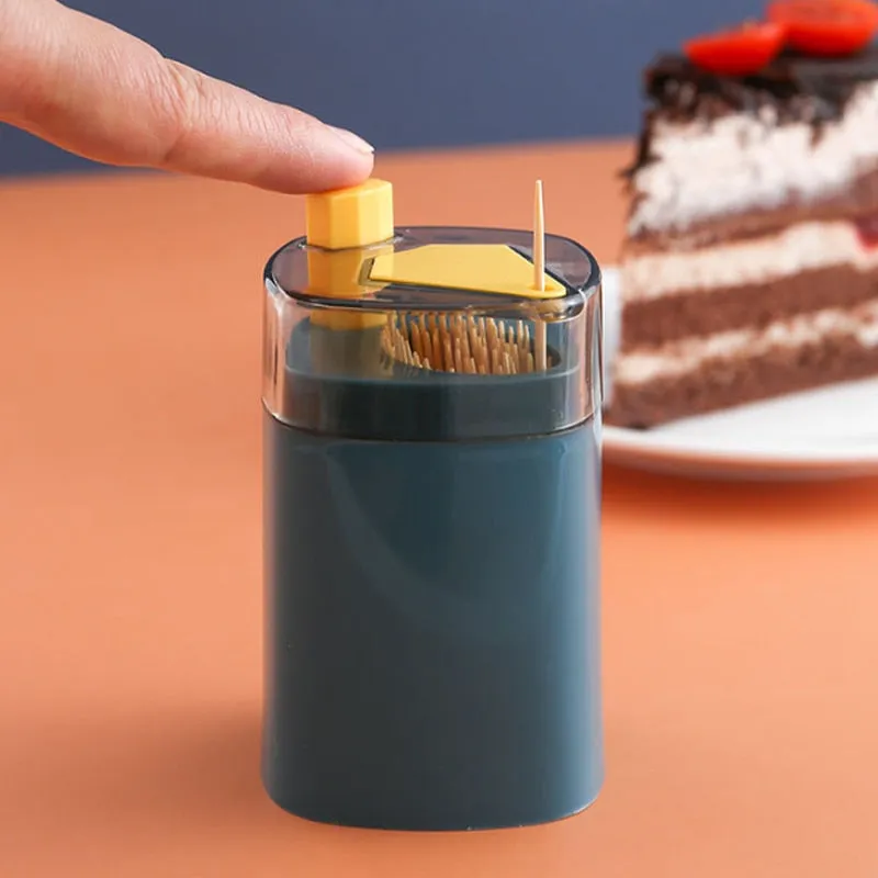 Innovative Smart Press Pop Up Toothpick Kitchen Tool