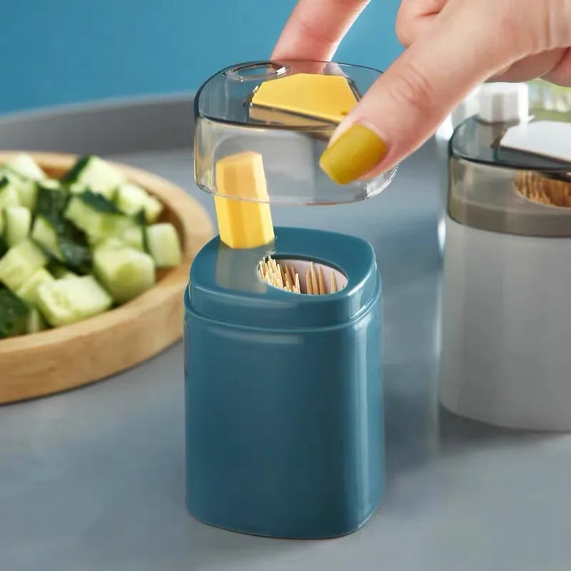 Innovative Smart Press Pop Up Toothpick Kitchen Tool
