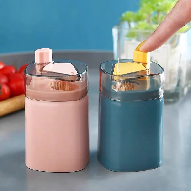 Innovative Smart Press Pop Up Toothpick Kitchen Tool