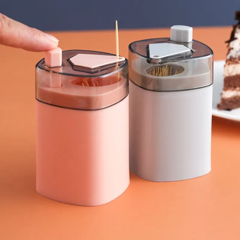 Innovative Smart Press Pop Up Toothpick Kitchen Tool