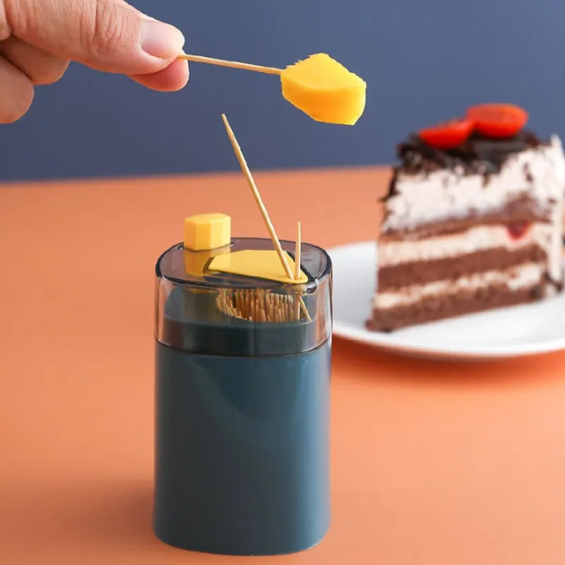 Innovative Smart Press Pop Up Toothpick Kitchen Tool