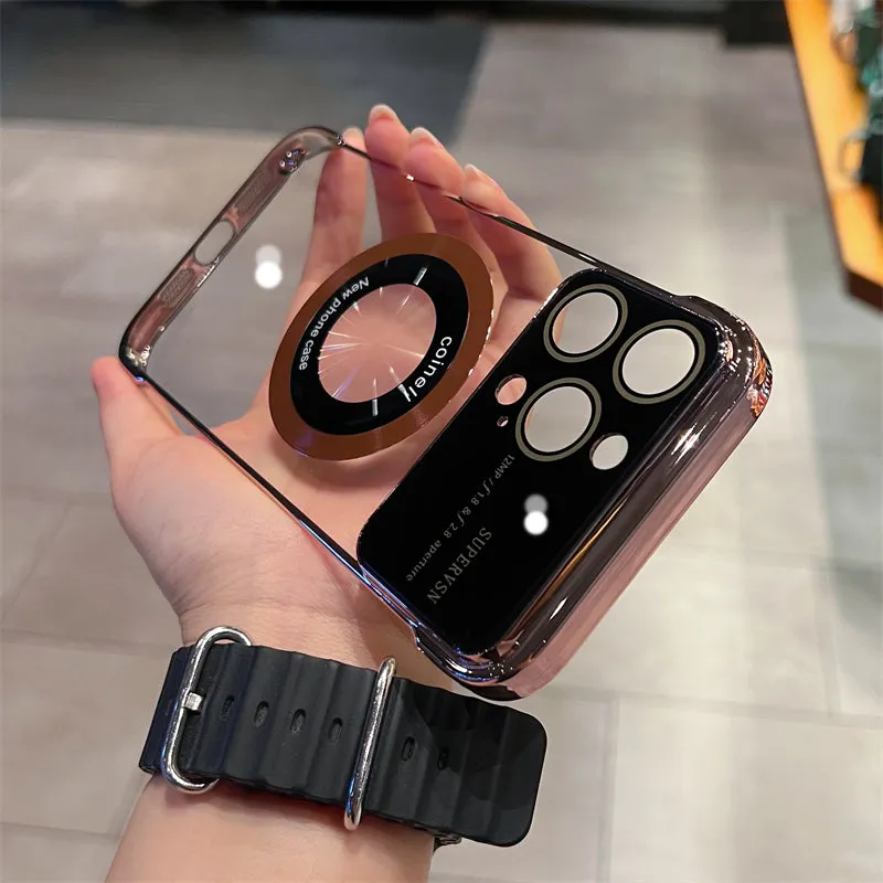 iPhone Case Double Circle Megnetic Borderless