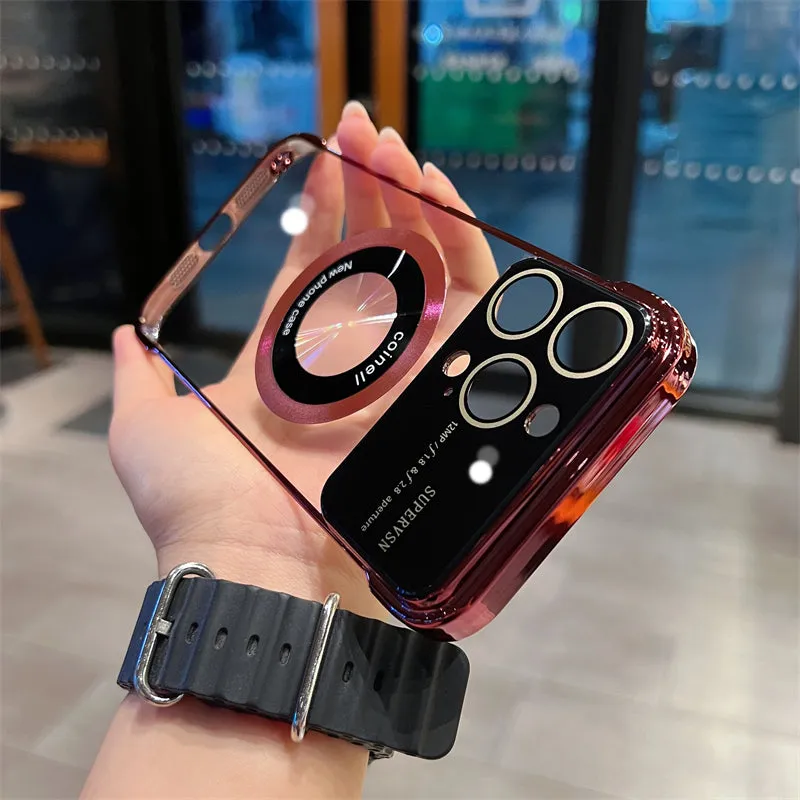iPhone Case Double Circle Megnetic Borderless