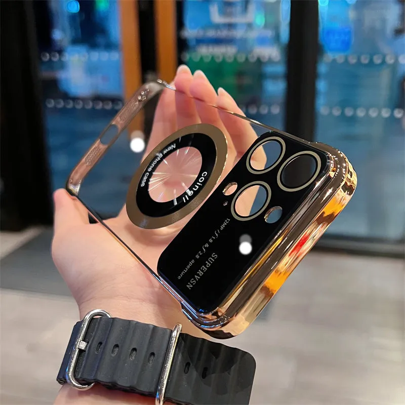 iPhone Case Double Circle Megnetic Borderless