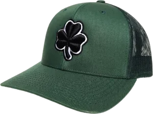 Irish Trucker Cap Essence Clover Evergreen Alt 2