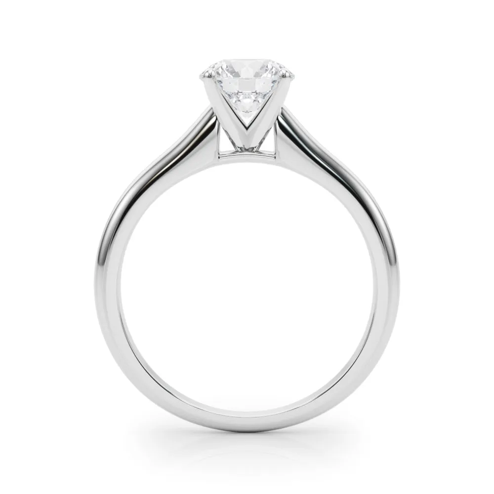 Isabella Round Lab Grown Diamond Solitaire Engagement Ring IGI Certified