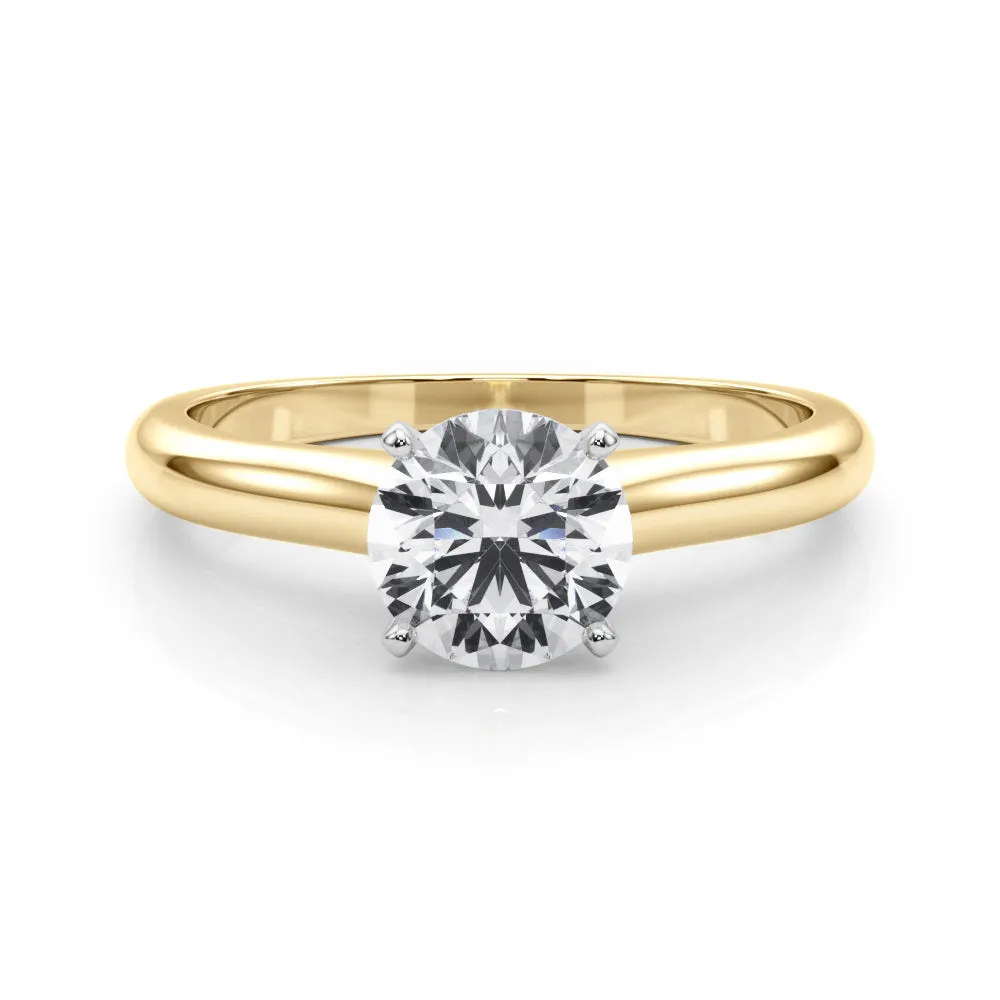 Isabella Round Lab Grown Diamond Solitaire Engagement Ring IGI Certified