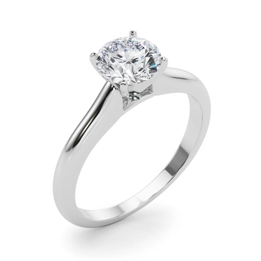 Isabella Round Lab Grown Diamond Solitaire Engagement Ring IGI Certified