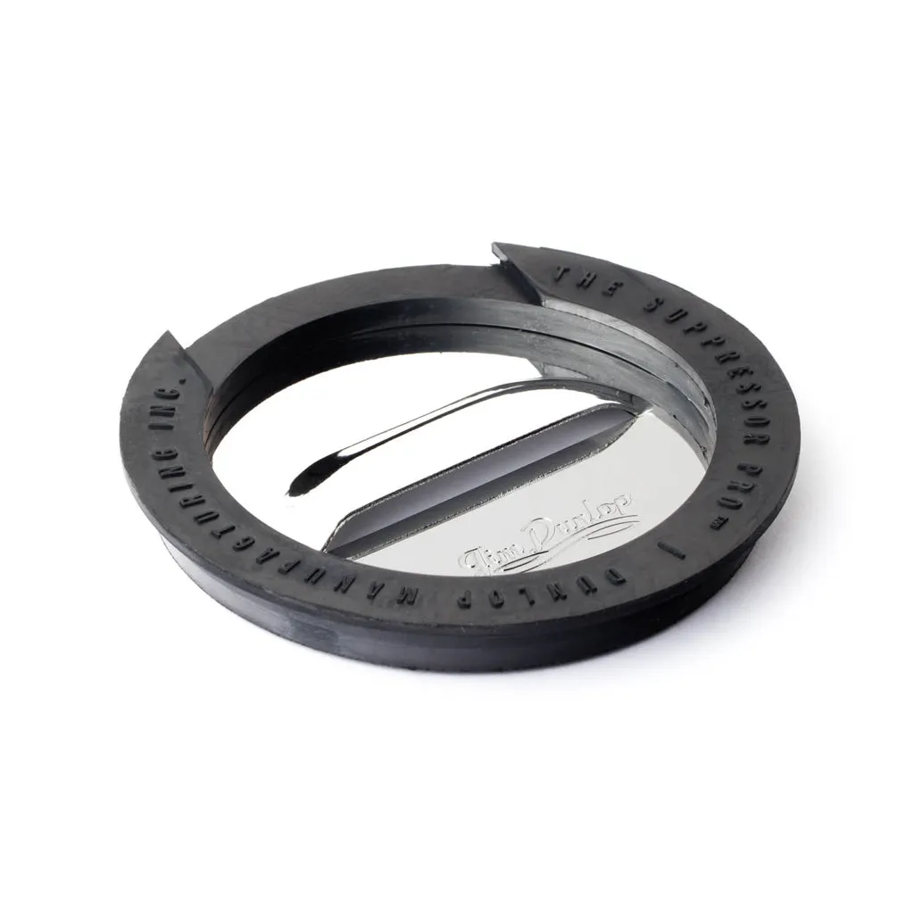 Jim Dunlop DSC311 Suppressor Pro Soundhole Cover, 1 Louvre, Chrome