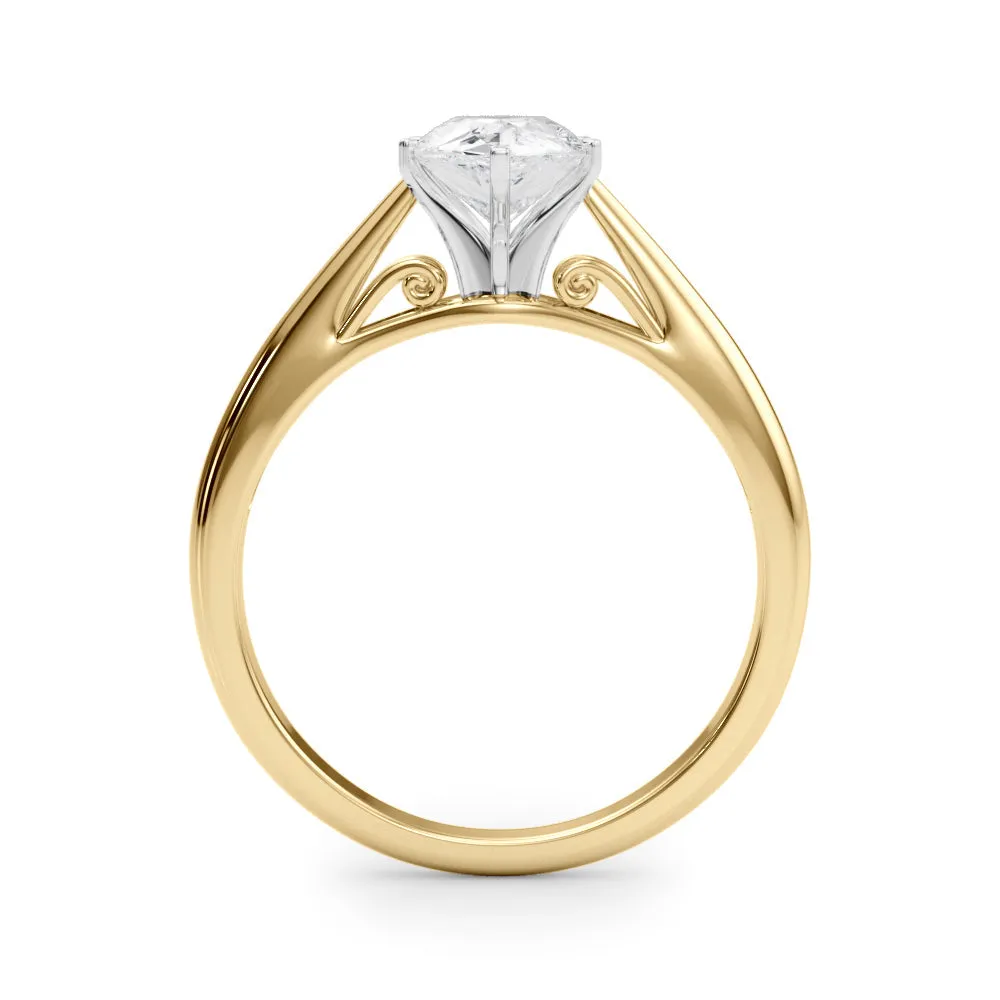 Katerina Pear Lab Grown Diamond Solitaire Engagement Ring IGI Certified