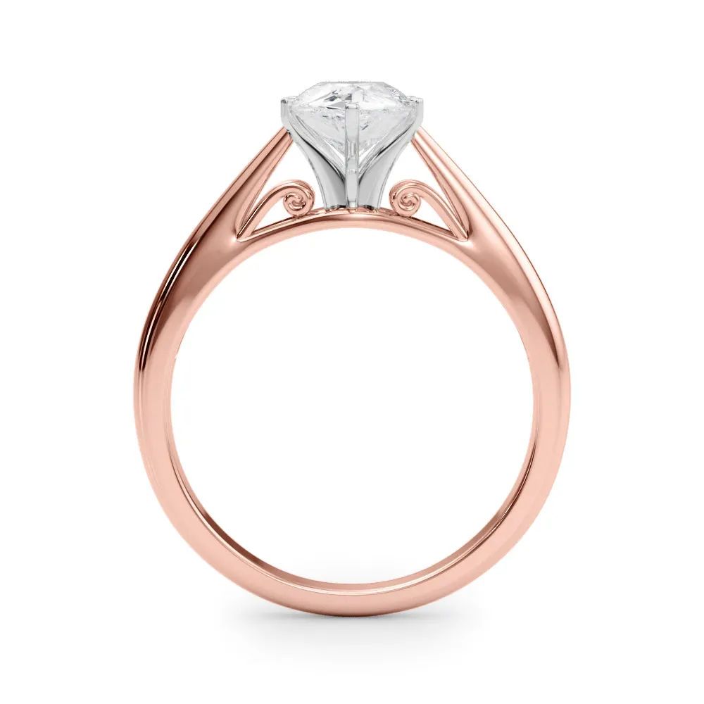 Katerina Pear Lab Grown Diamond Solitaire Engagement Ring IGI Certified