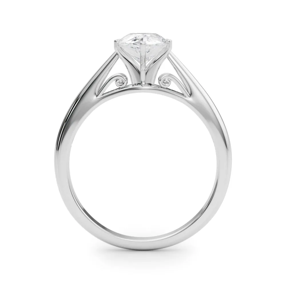 Katerina Pear Lab Grown Diamond Solitaire Engagement Ring IGI Certified