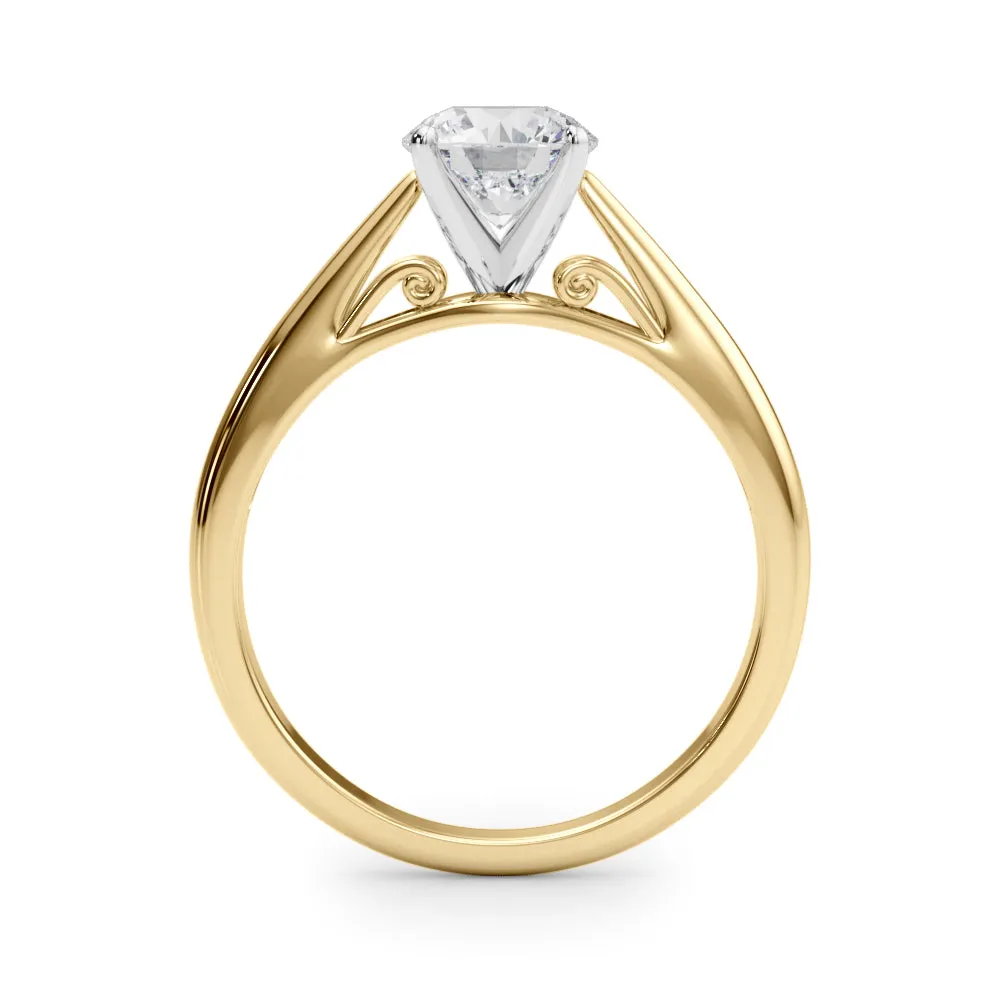 Katerina Round Diamond Solitaire Engagement Ring
