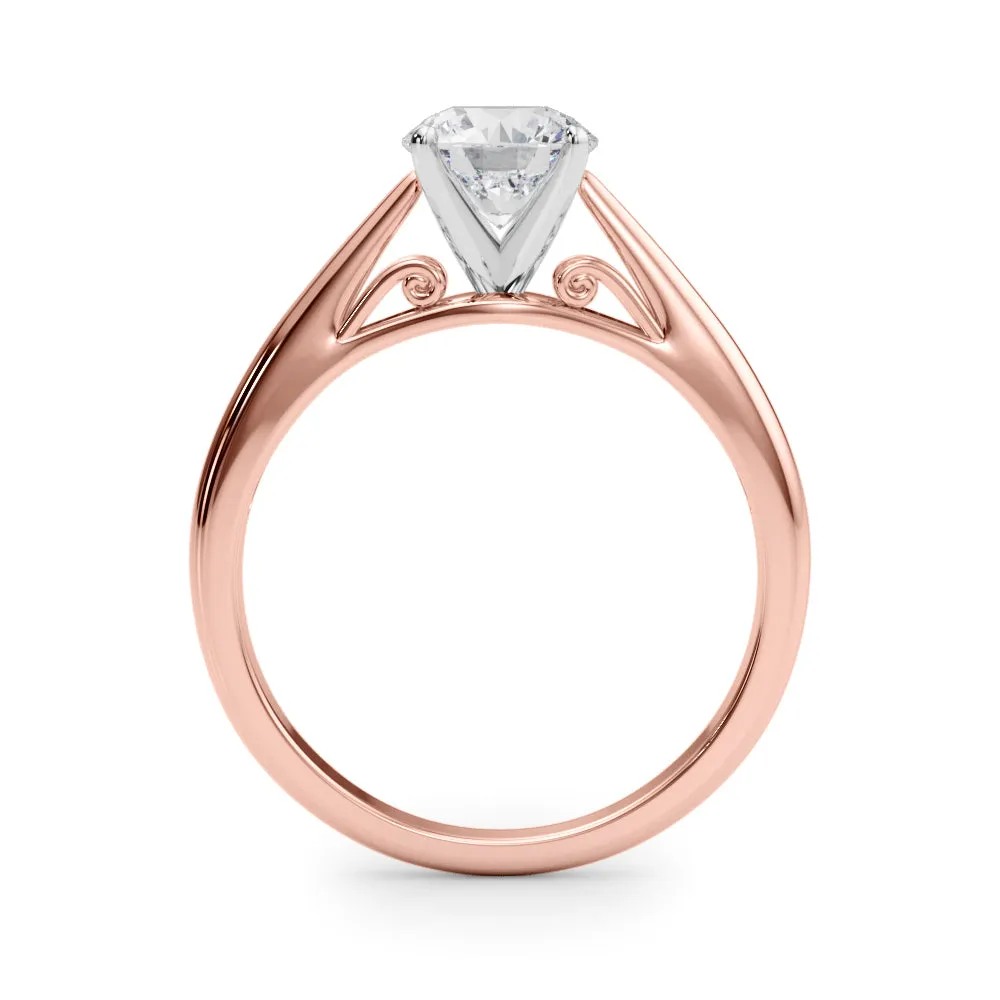 Katerina Round Diamond Solitaire Engagement Ring
