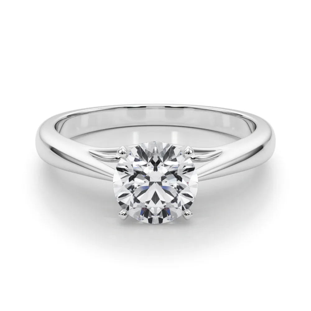 Katerina Round Diamond Solitaire Engagement Ring
