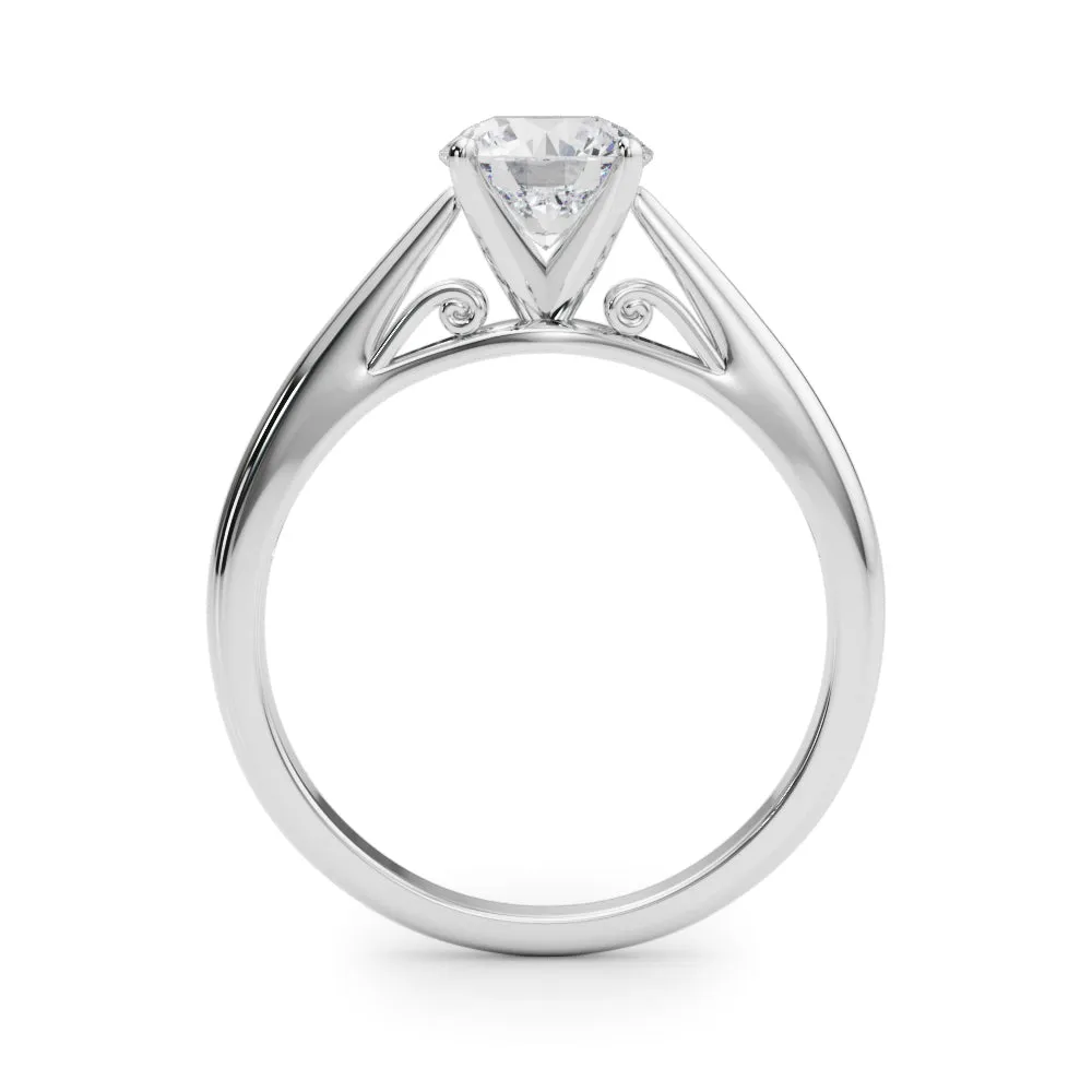 Katerina Round Diamond Solitaire Engagement Ring