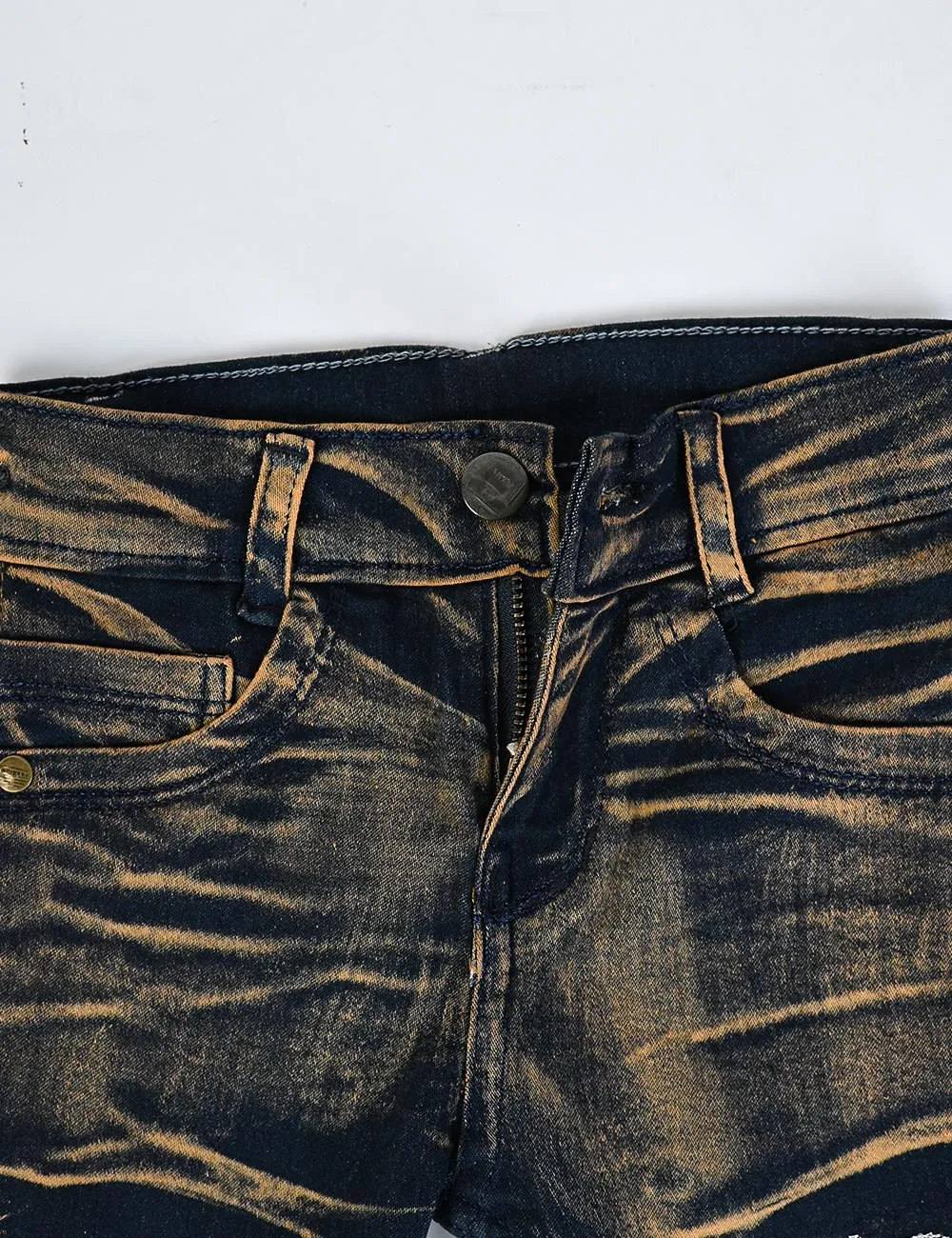 KDJ-03-Brown - Denim Jeans For Kids