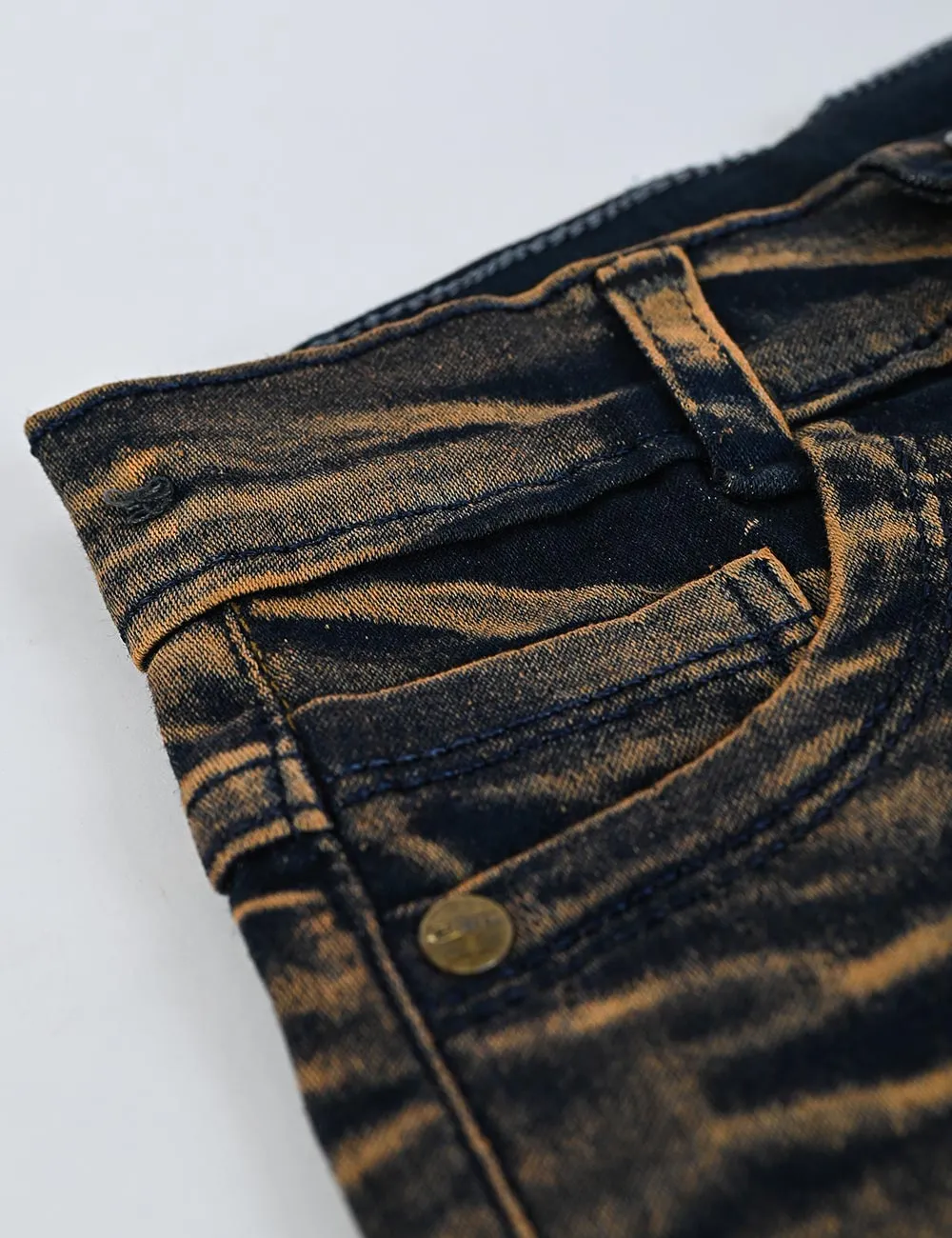 KDJ-03-Brown - Denim Jeans For Kids