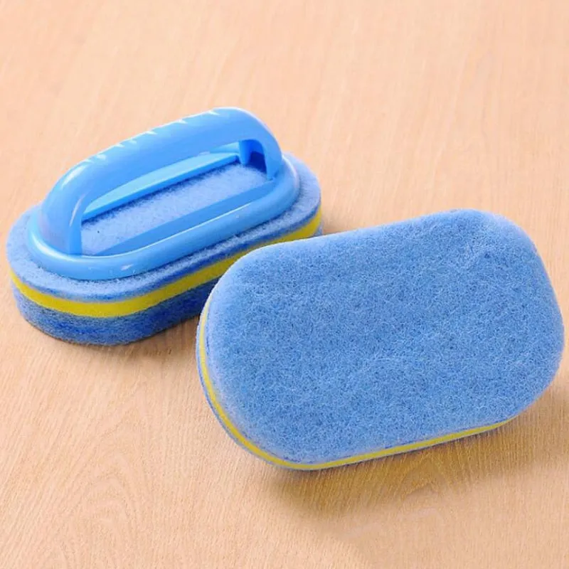 Kitchen Bathroom Cleaning Sponge Brush Tool
