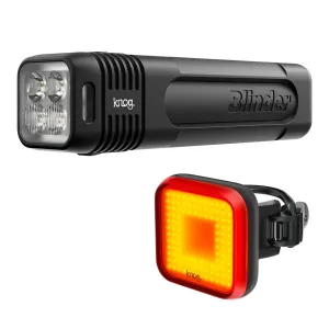 Knog Blinder 900   Blinder Square Bike Lightset