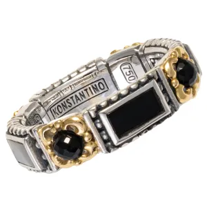 Konstantino Women's Onyx Ring, Black, Calypso Collection