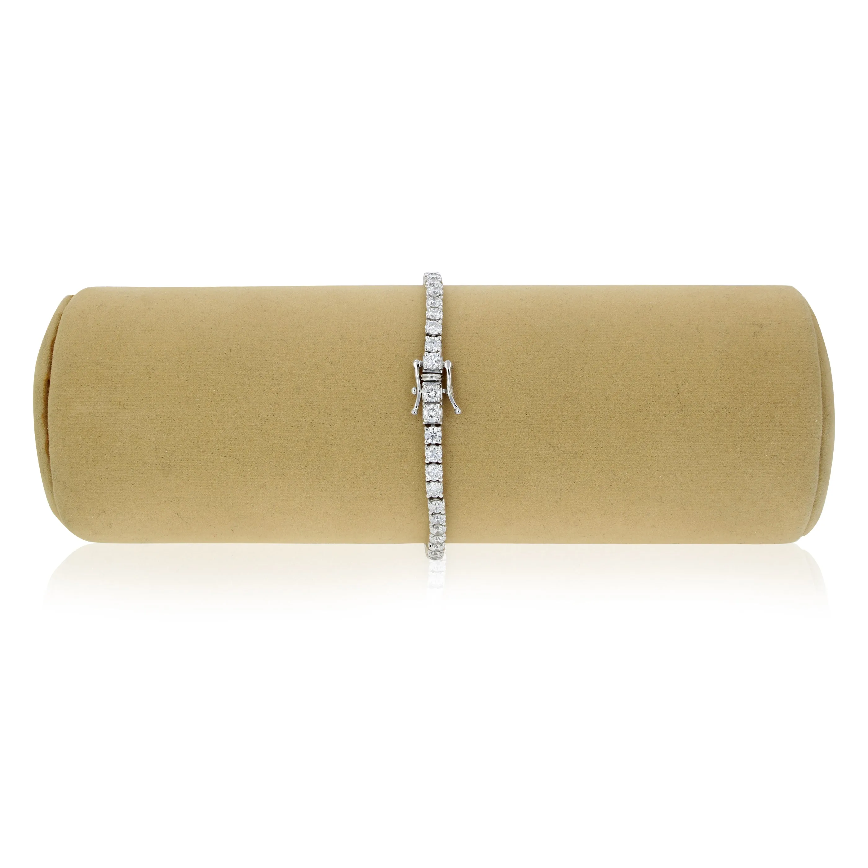 Lab Grown Diamond Tennis Bracelet in 14K White Gold