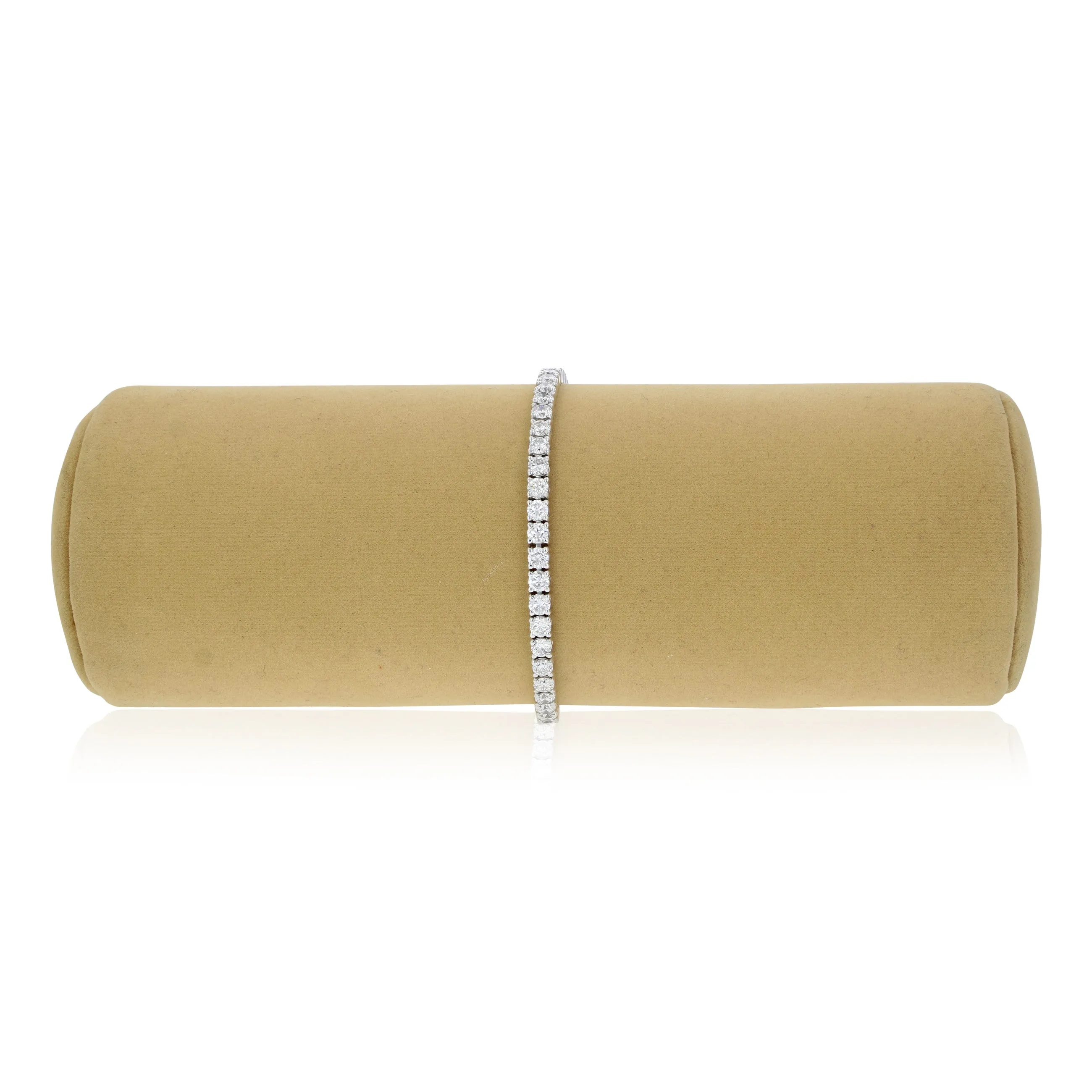 Lab Grown Diamond Tennis Bracelet in 14K White Gold