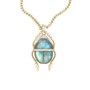 Labradorite Scarab