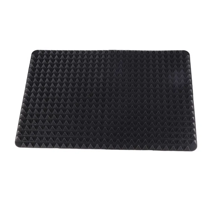 Large Non-Stick Red Pyramid Cone Shaped Silicone Baking and Roasting Mat