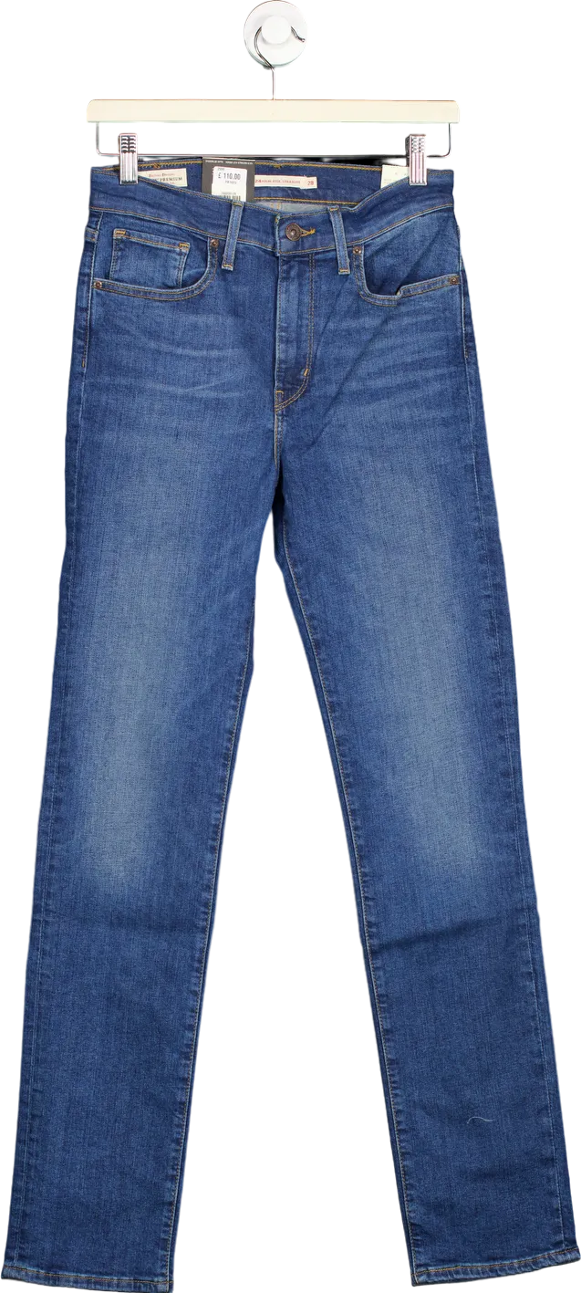 Levi's Blue 724 High-Rise Slim Straight Jeans W28