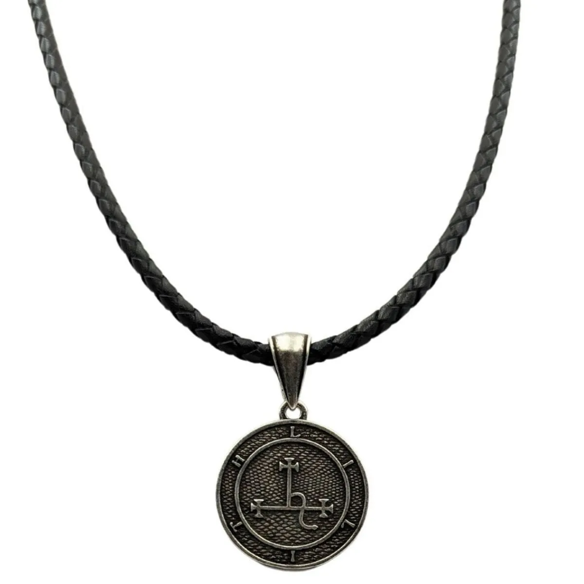 Lilith sigil bronze pendant
