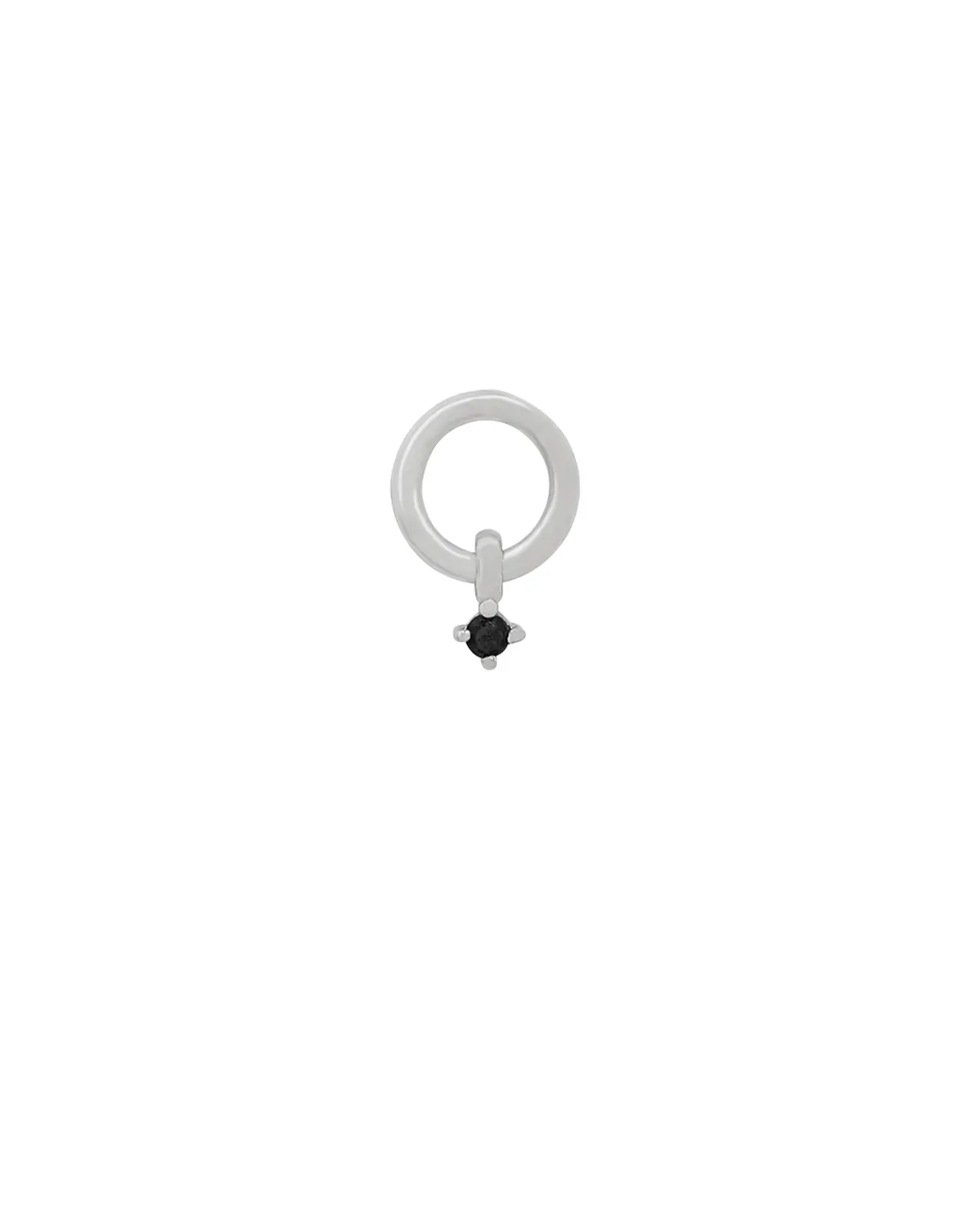 Lisa Onyx Charm - Sterling Silver