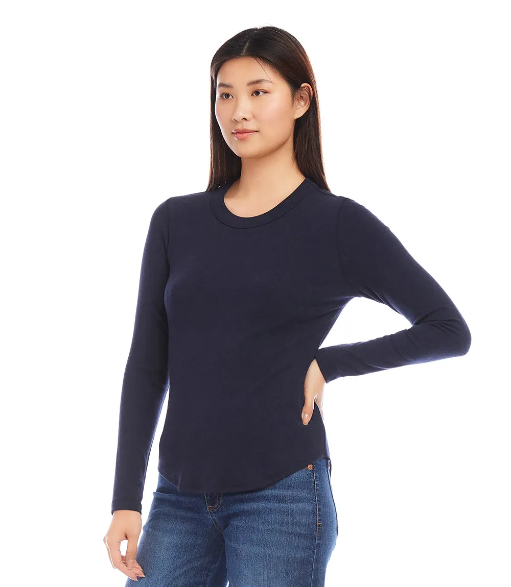 Long Sleeve Crew Neck Tee