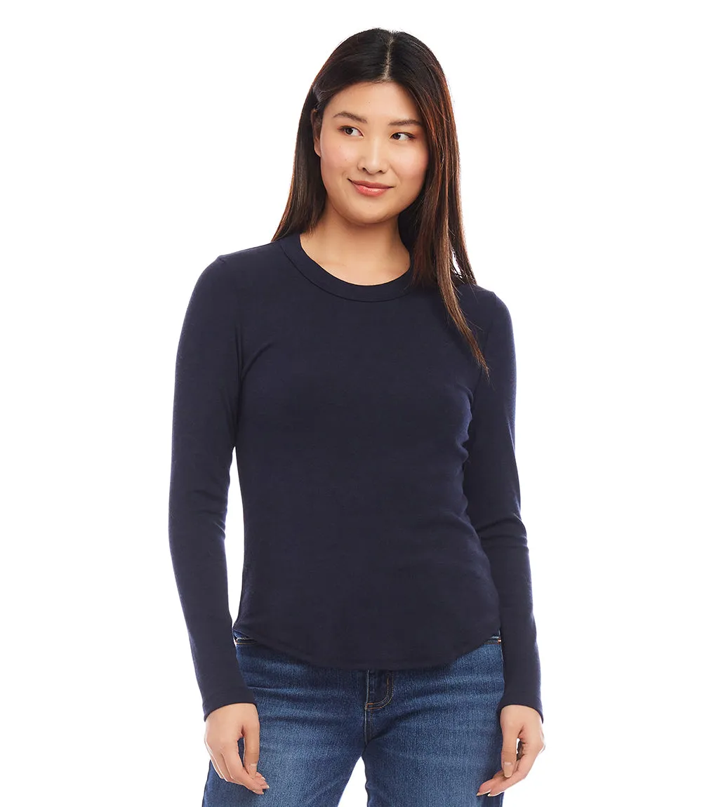 Long Sleeve Crew Neck Tee