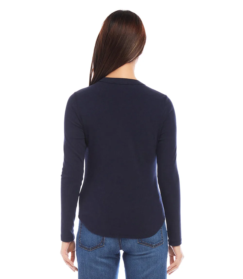 Long Sleeve Crew Neck Tee