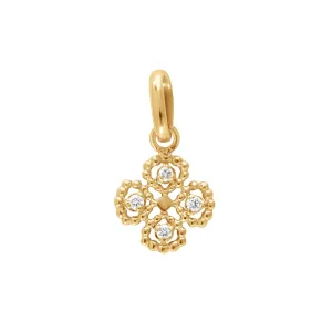 Lucky Clover   Diamond Pendant