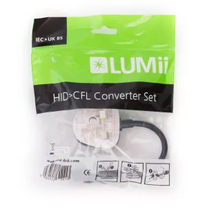 LUMii HID to CFL Converter Lead - UK Plug