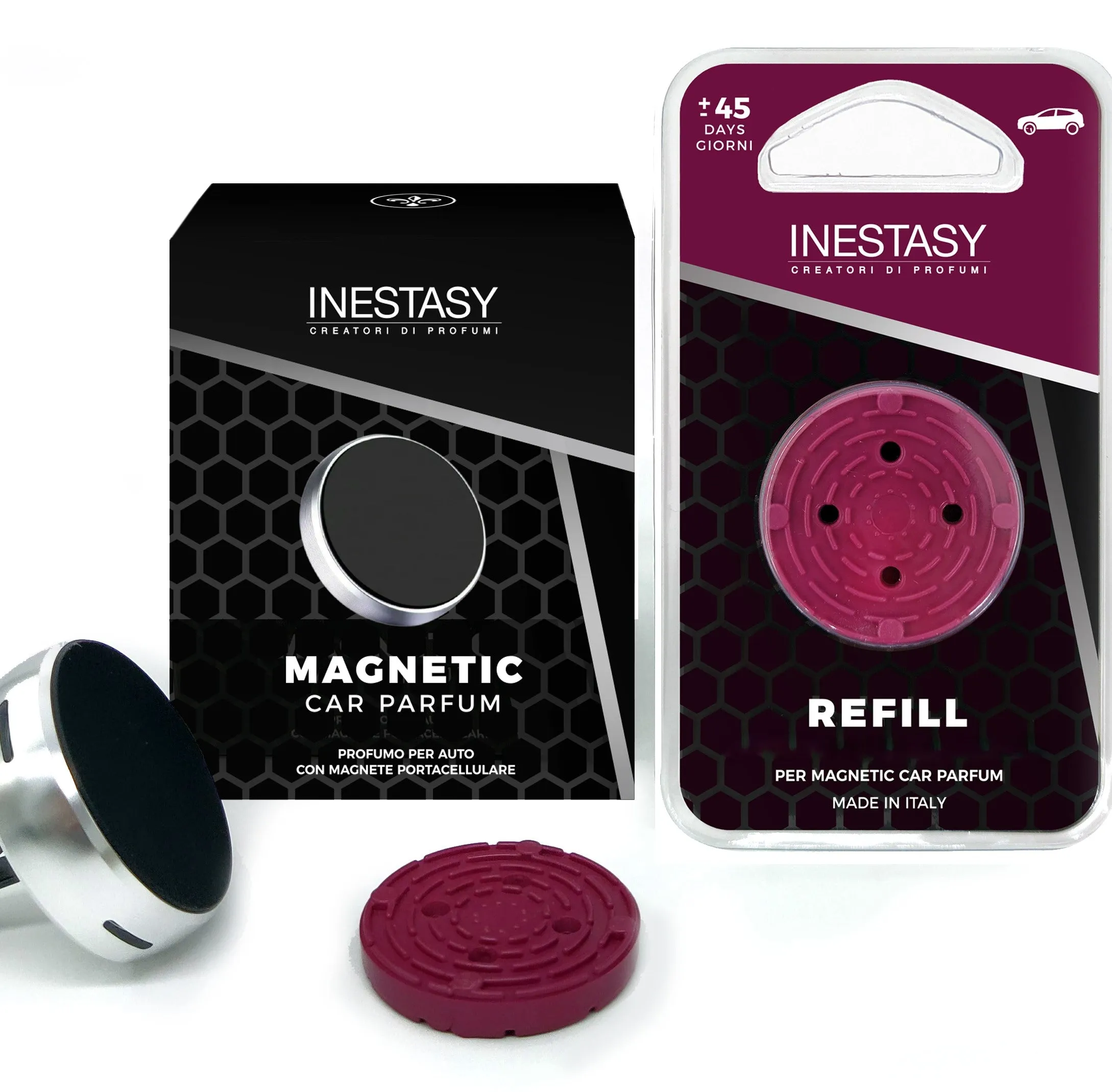 MAGNETIC CAR PERFUME   REFILL ROSSO GRAN RISERVA
