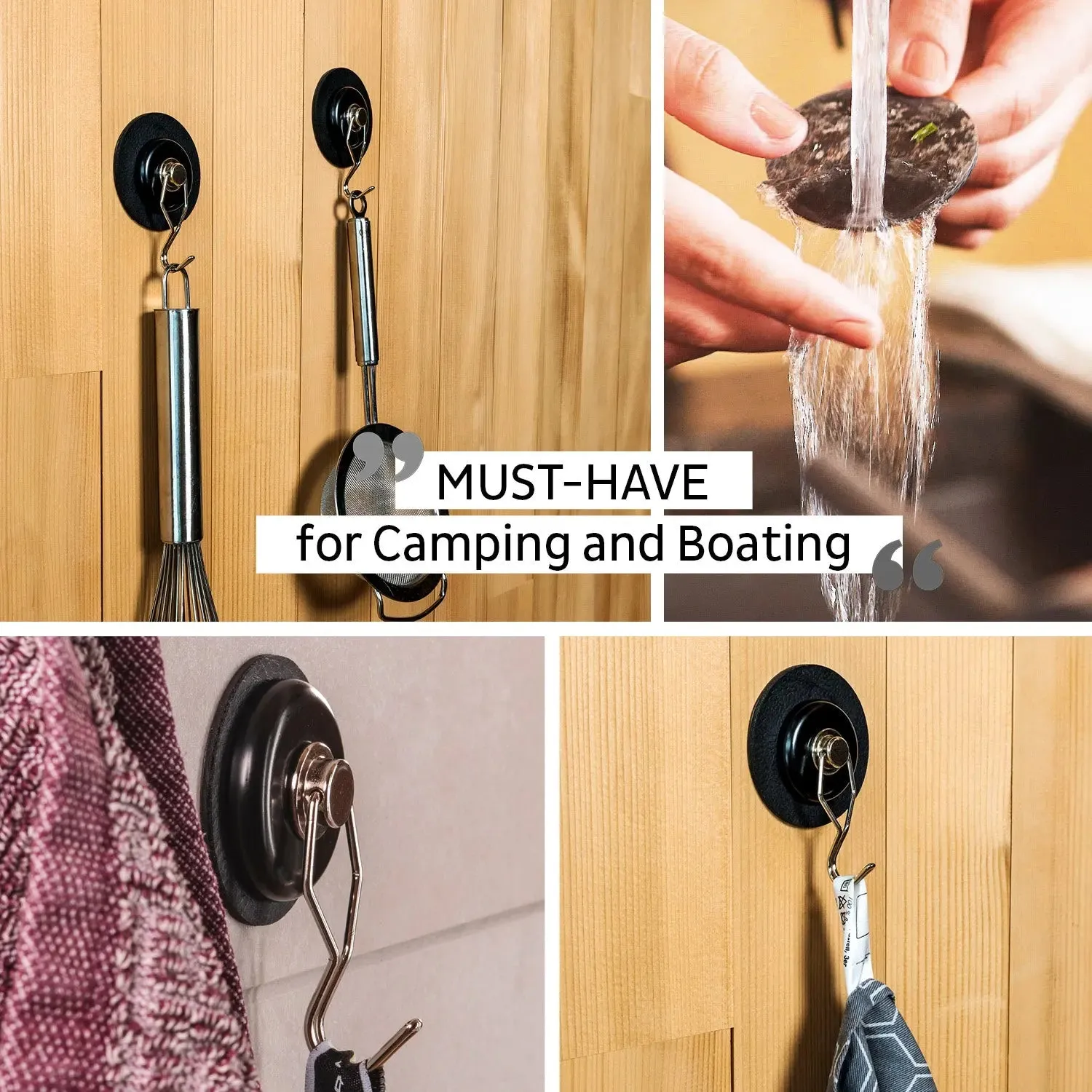 Magnetic Hook THE ONE incl. Pad BLACK By Silwy