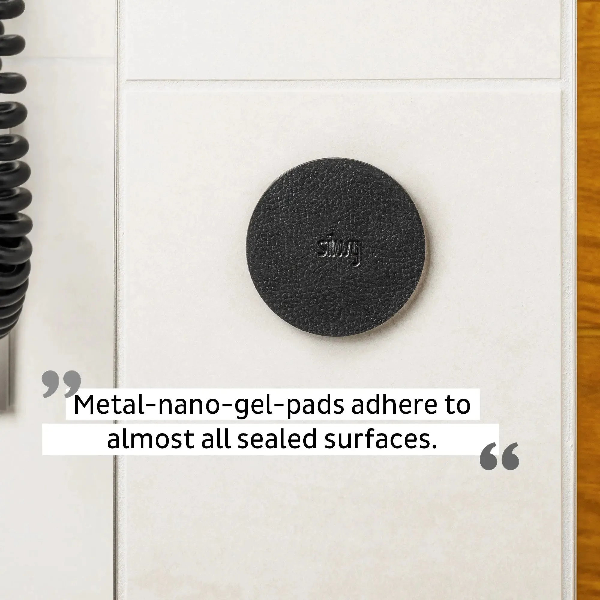 Magnetic Hook THE ONE incl. Pad BLACK By Silwy