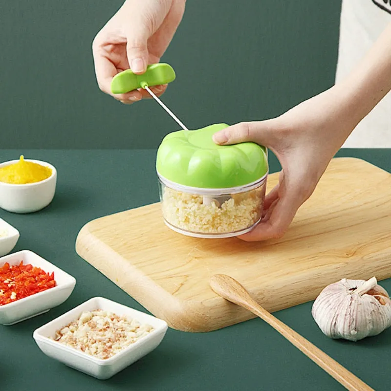Manual Garlic Press Cutter Grinder Machine