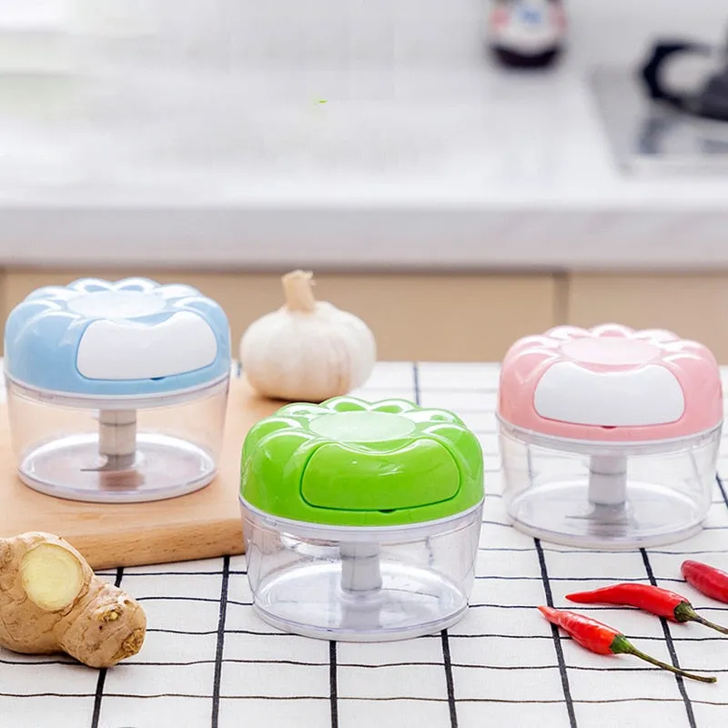 Manual Garlic Press Cutter Grinder Machine