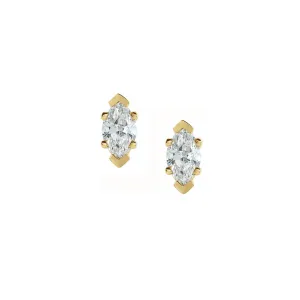 Marquise Diamond studs