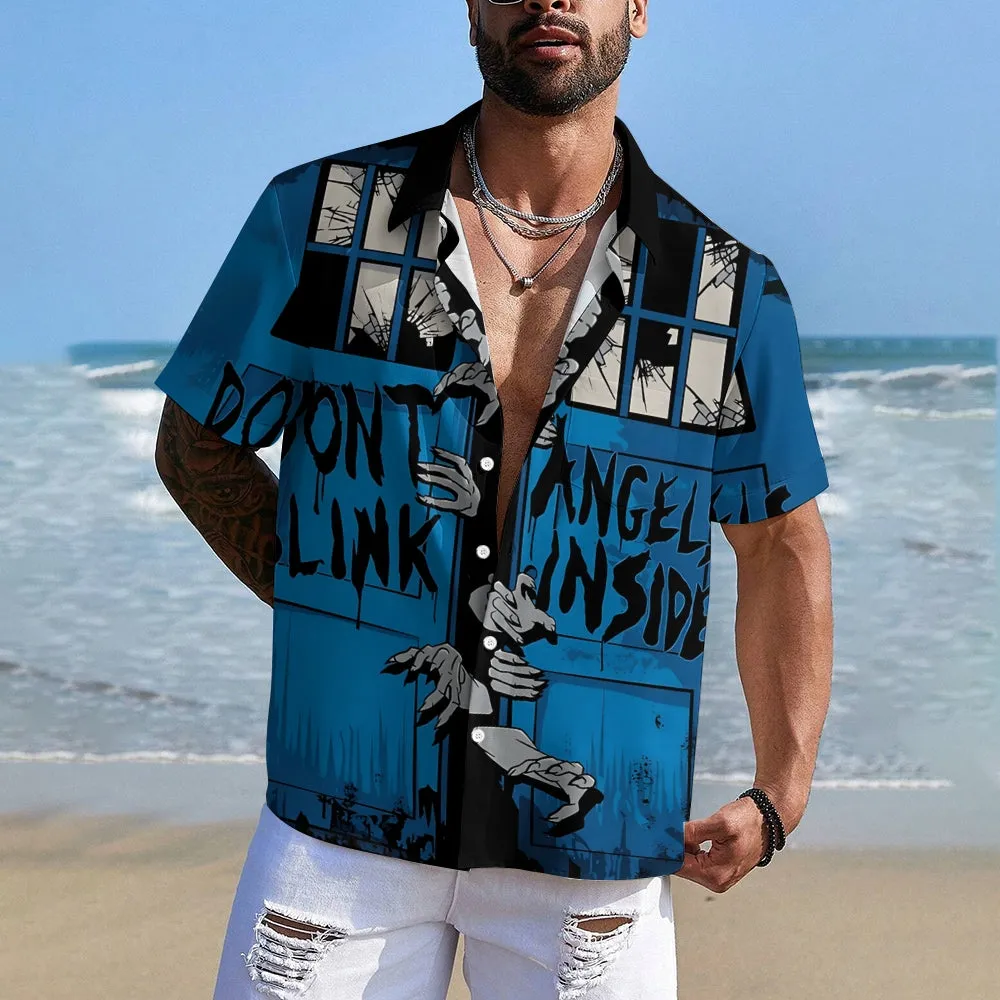 Men's Horrible Casual Short Sleeve Shirt 2410007031