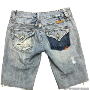 Miss Me Distressed Bermuda Shorts